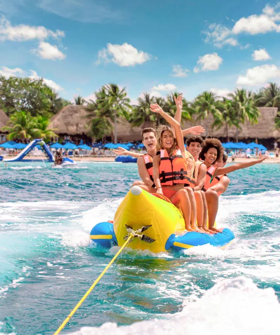 Cozumel banana boat rides