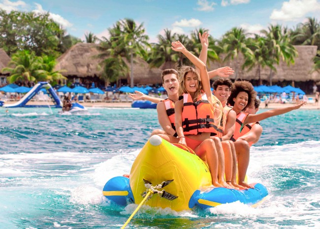 Cozumel banana boat rides